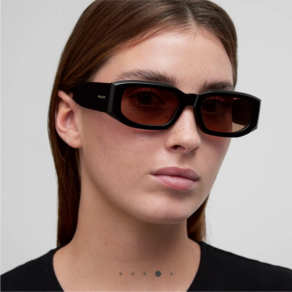 NWT Meller Kira sunglasses in black brown